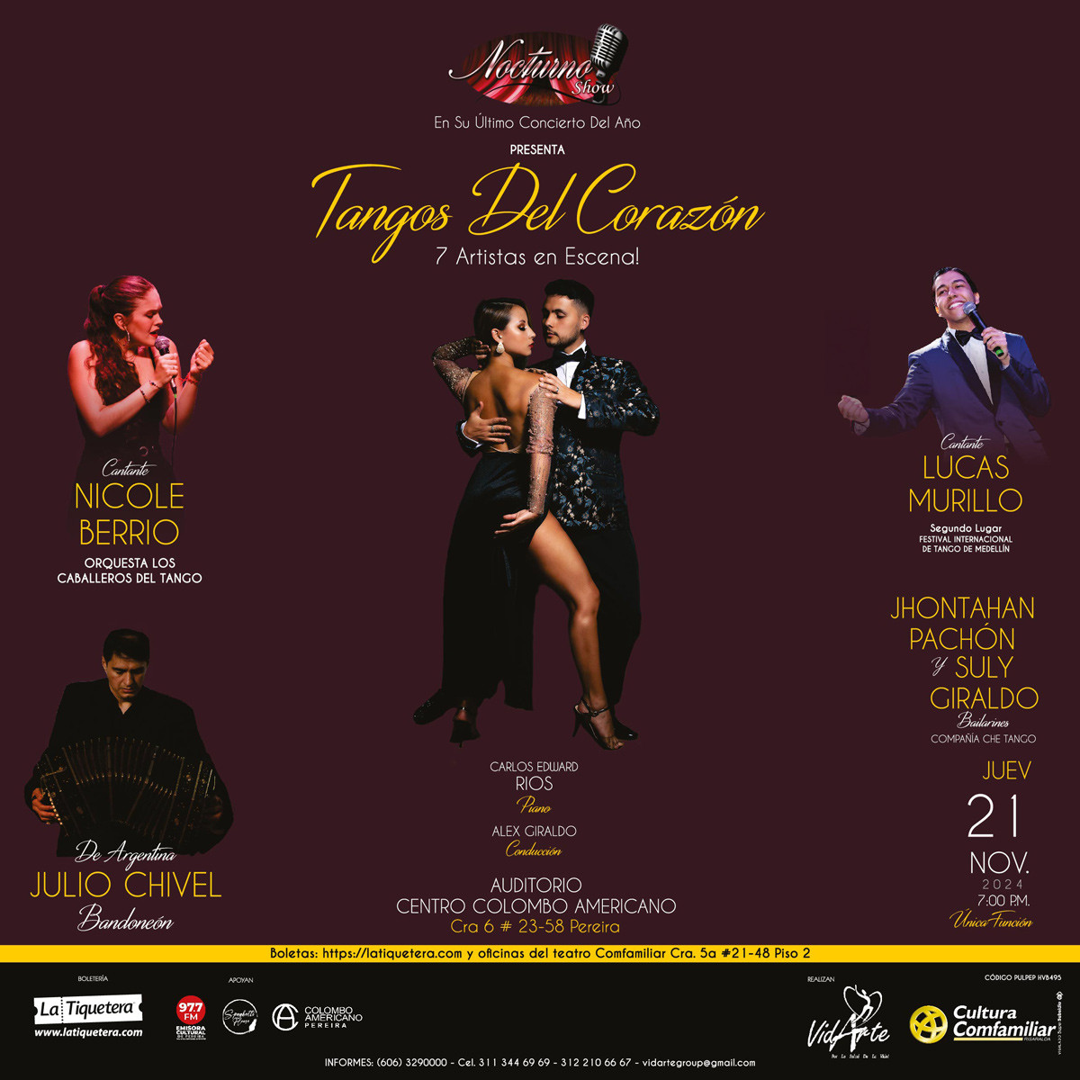 Flyer del evento