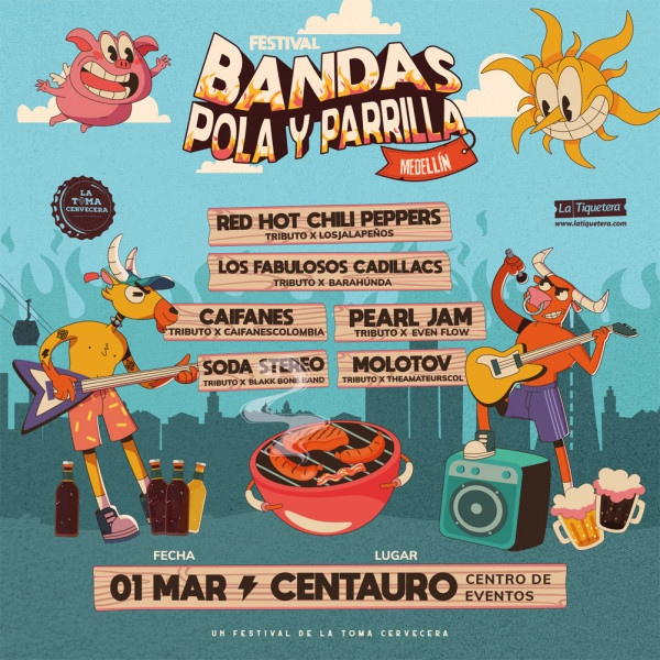 Bandas Pola y Parrilla Medellín 2025