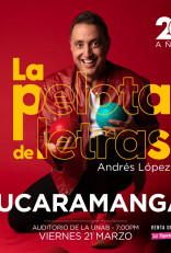 Andrés López en la Pelota de Letras 20 Años - Bucaramanga