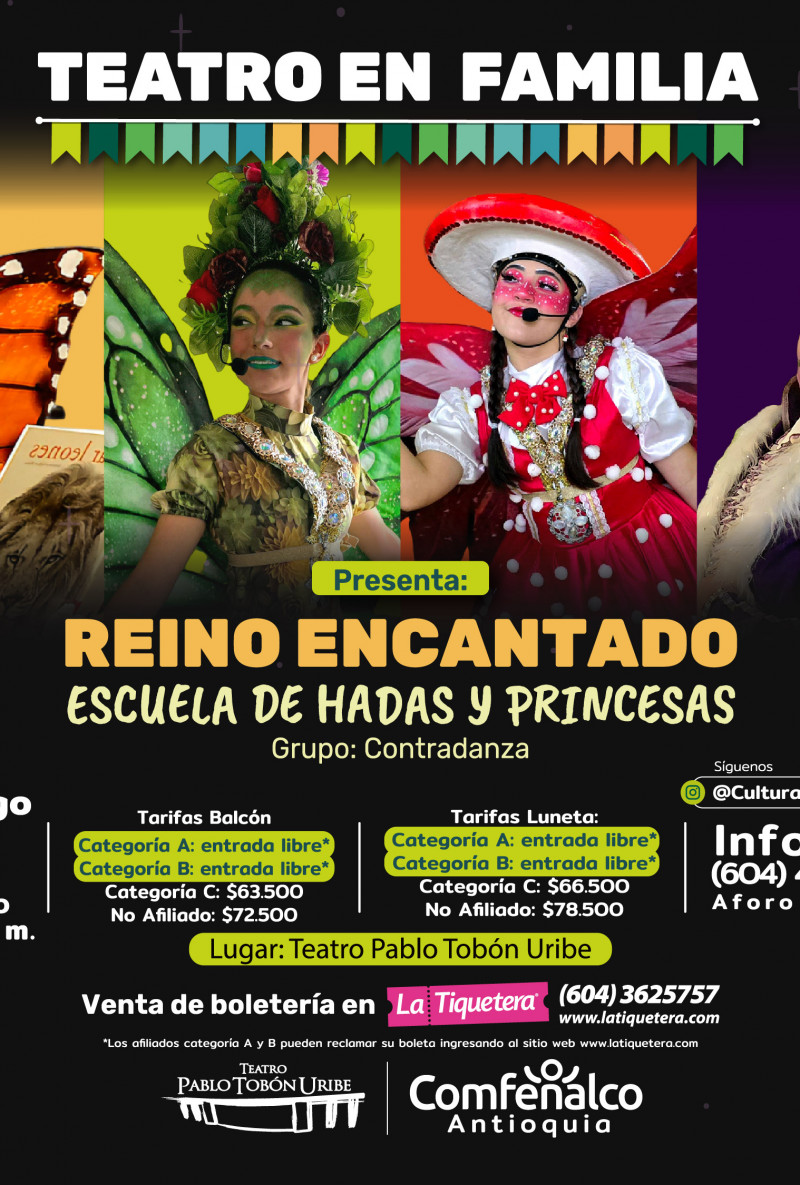 Teatro en familia - Reino Encantado: Escuela de Hadas y Princesas