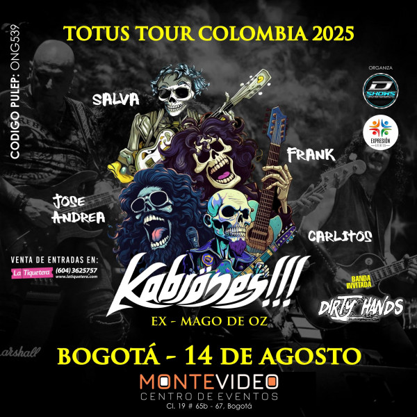 Los Kabrones Ex Mago de Oz - Bogotá