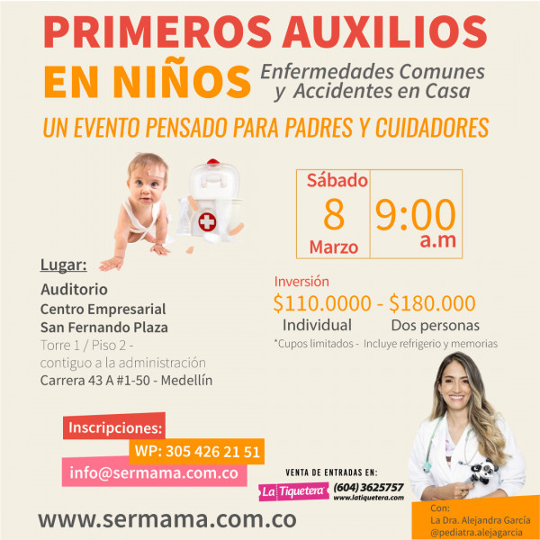 Primeros Auxilios en niños - Medellín