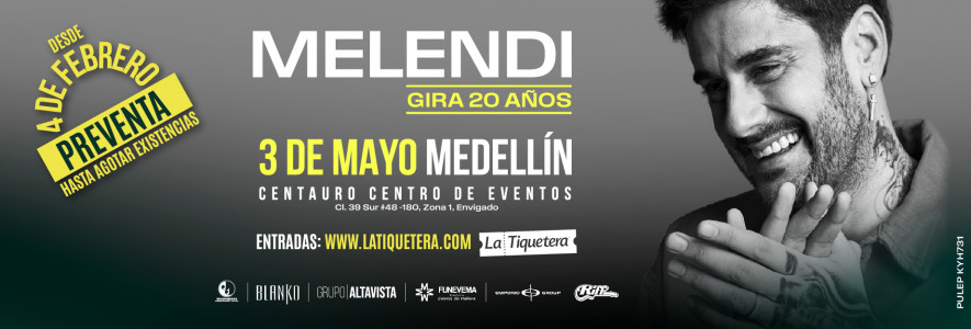 MELENDI / Gira 20 años - Medellín