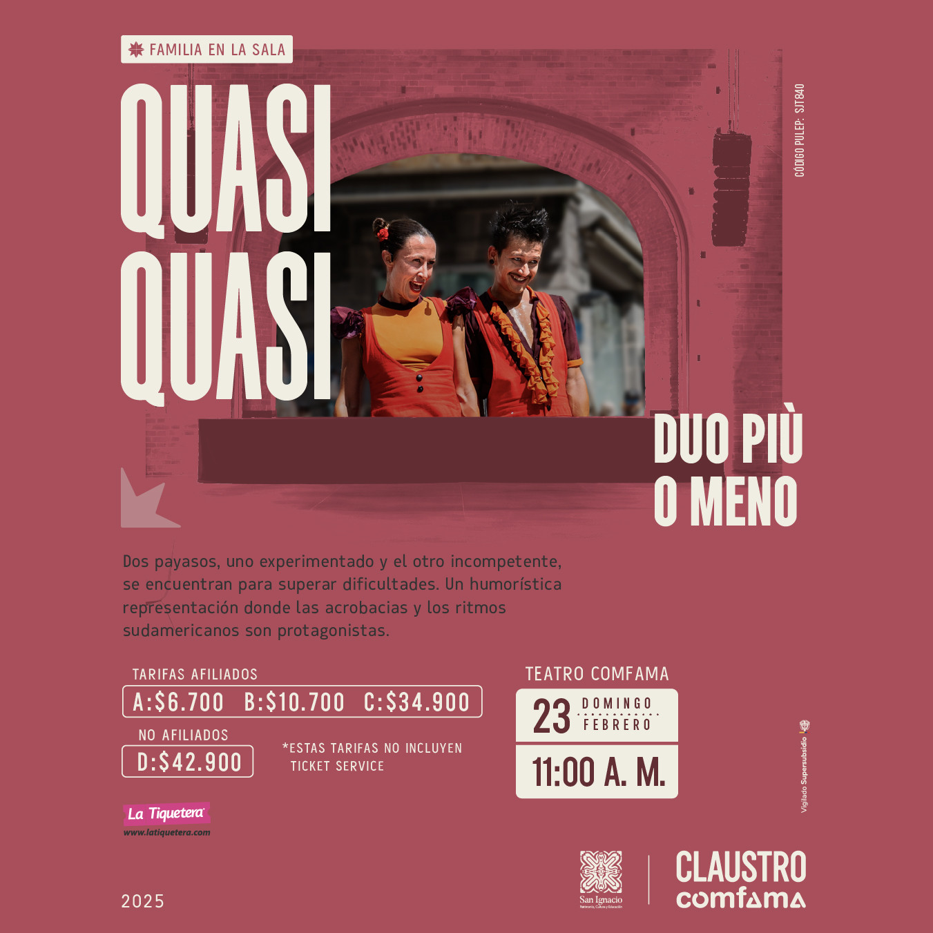 Flyer del evento