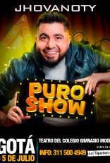 "Puro Show" de Jhovanoty en Bogotá 