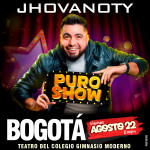"Puro Show" de Jhovanoty en Bogotá 