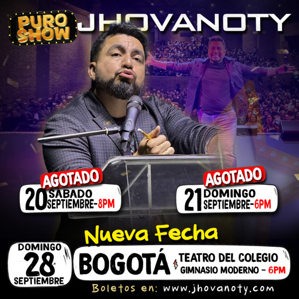 "Puro Show" de Jhovanoty en Bogotá 
