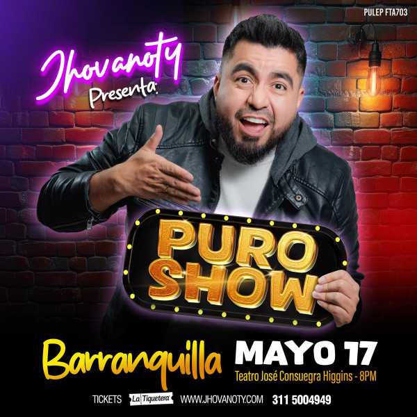 "Puro Show" de Jhovanoty en Barranquilla