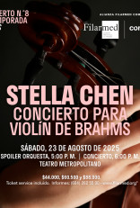 Concierto de Temporada No.8: Stella Chen: Concierto para violín de Brahms