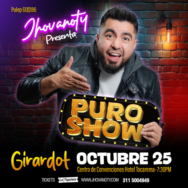 "Puro Show" de Jhovanoty en Girardot