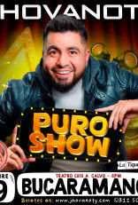 "Puro Show" de Jhovanoty en Bucaramanga