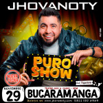 "Puro Show" de Jhovanoty en Bucaramanga