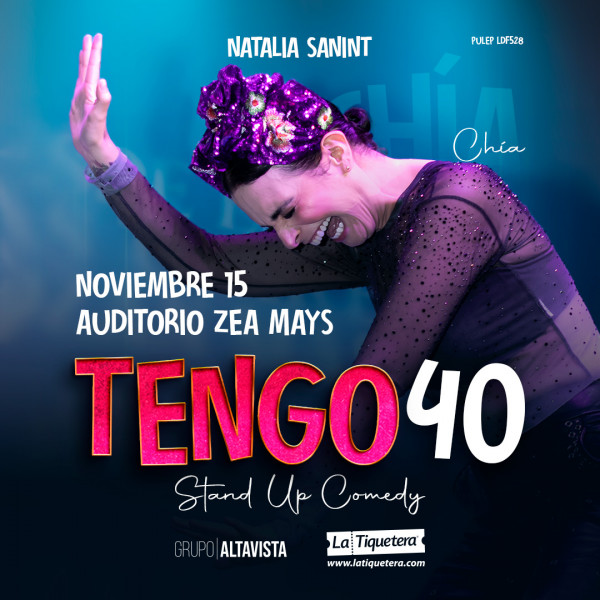 Natalia Sanint - Tengo 40 stand up comedy en Chía
