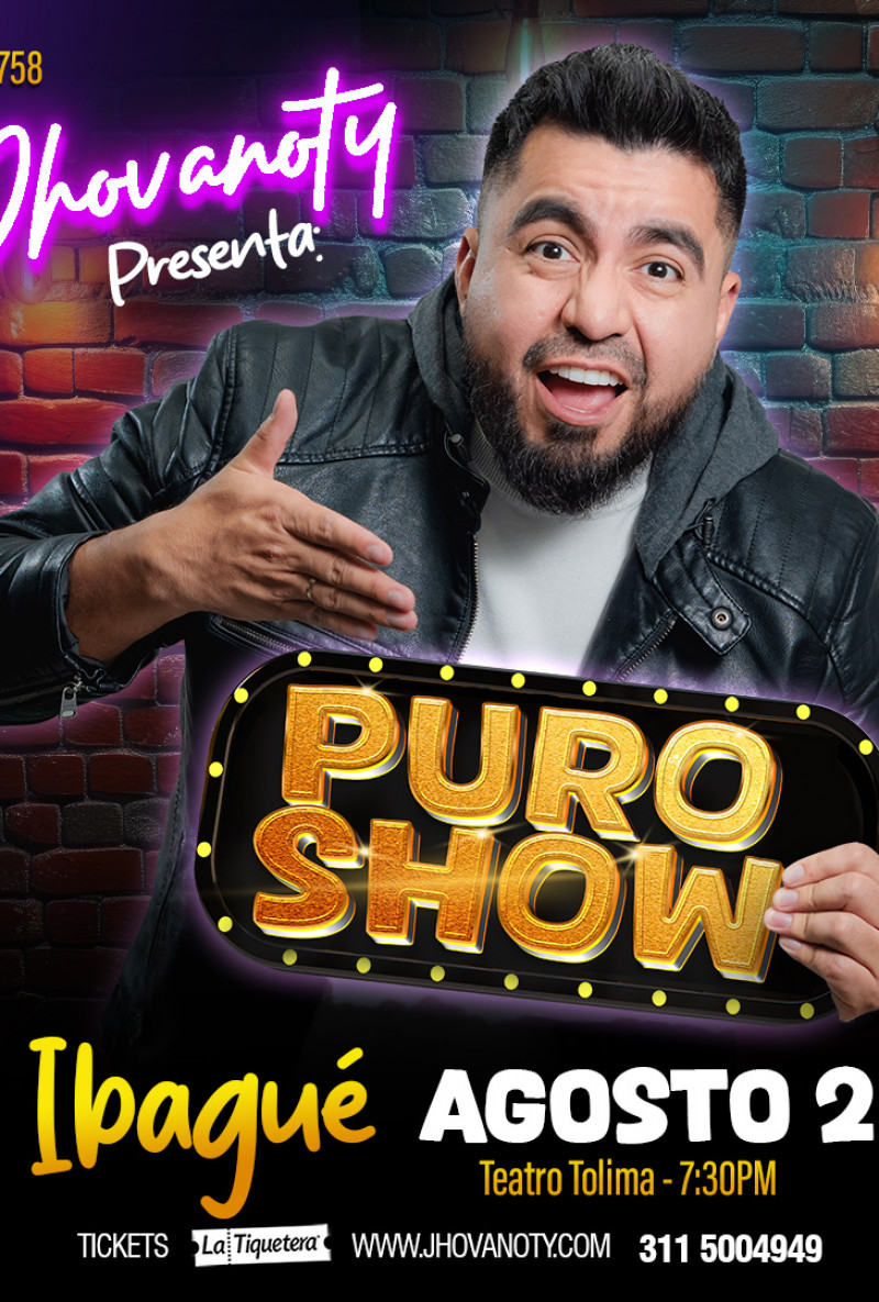 "Puro Show" de Jhovanoty en Ibagué 
