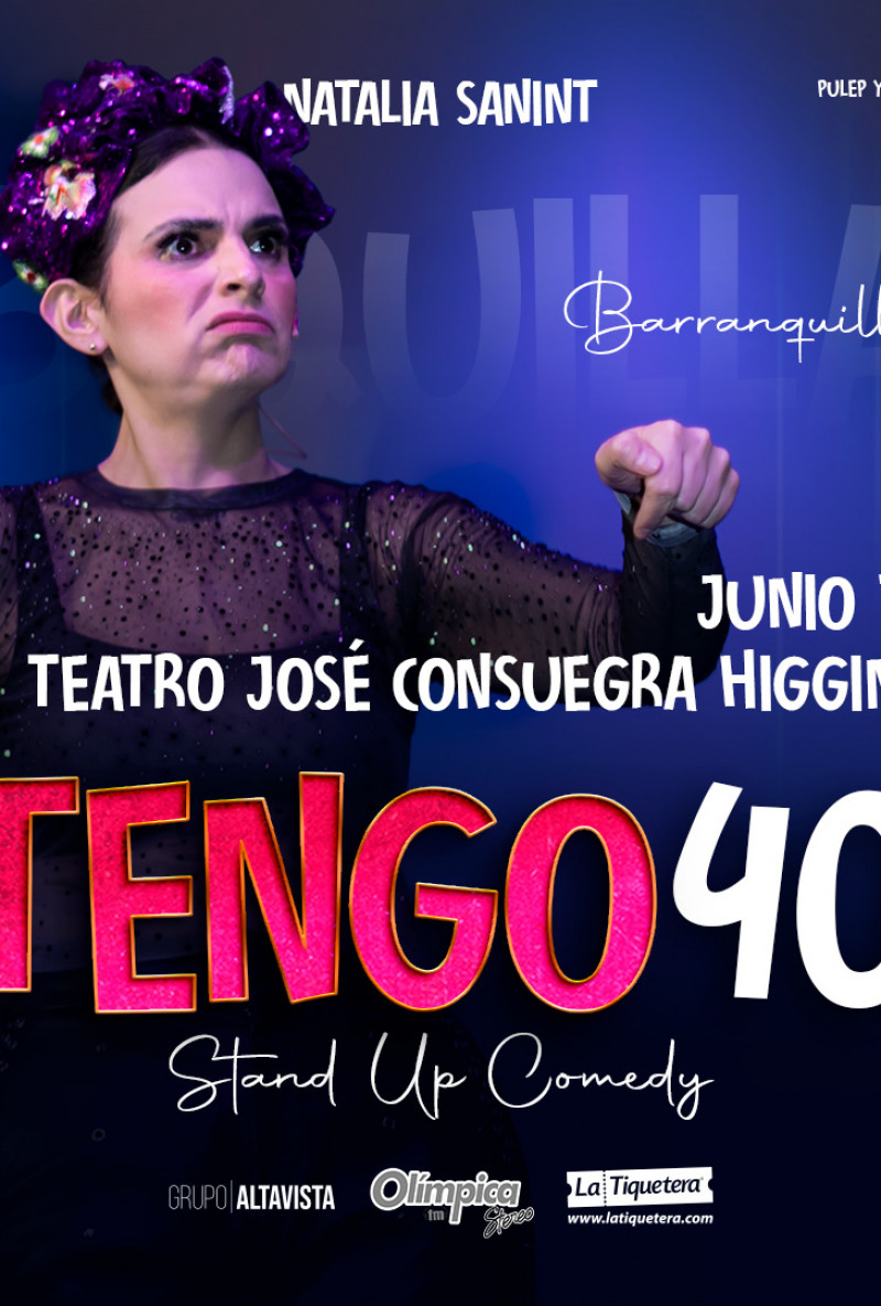 Natalia Sanint - Tengo 40 stand up comedy en Barranquilla