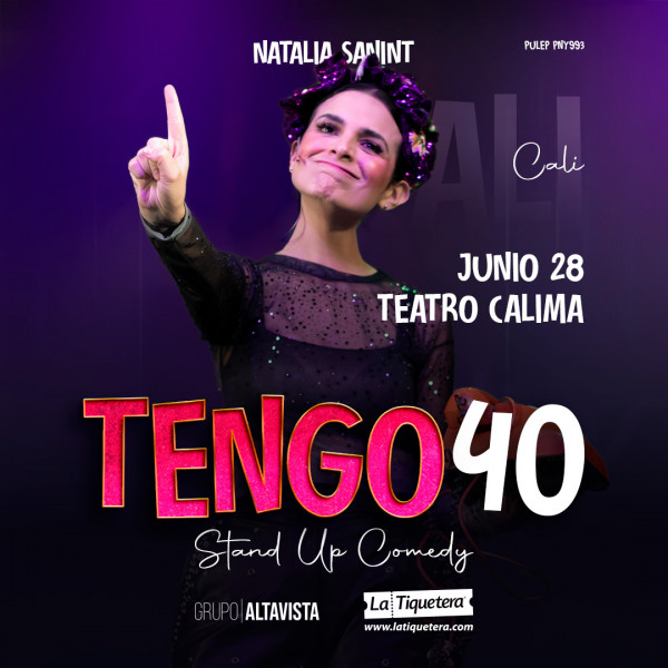 Natalia Sanint - Tengo 40 stand up comedy en Cali