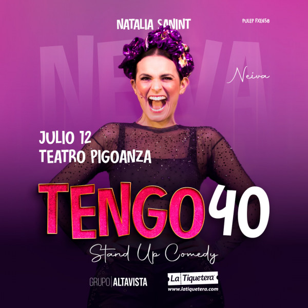 Natalia Sanint - Tengo 40 stand up comedy en Neiva