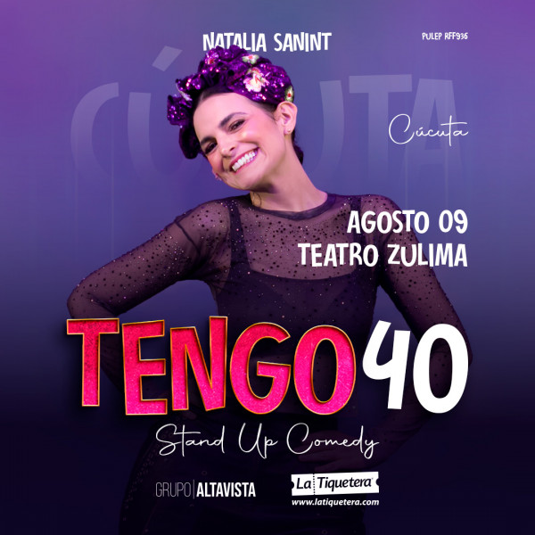 Natalia Sanint - Tengo 40 stand up comedy en Cúcuta