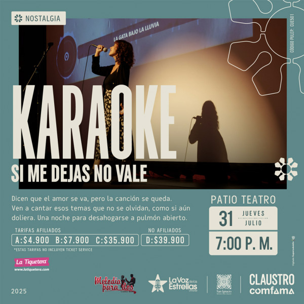 Karaoke Si me dejas no vale