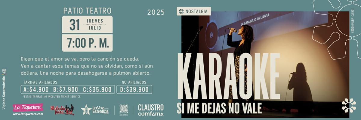Karaoke Si me dejas no vale