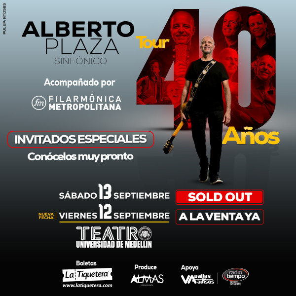 Alberto Plaza Tour 40 años - Medellín