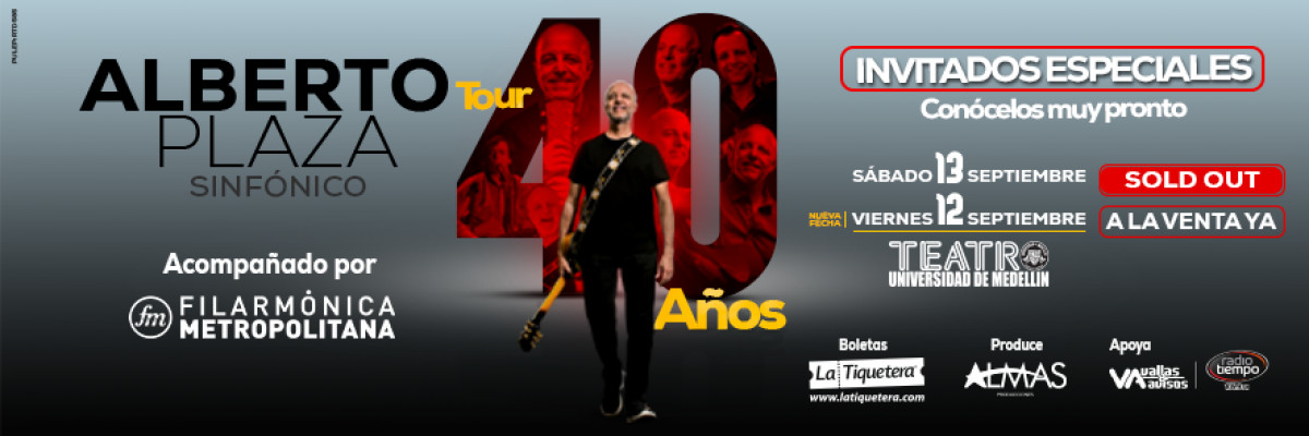 Alberto Plaza Tour 40 años - Medellín