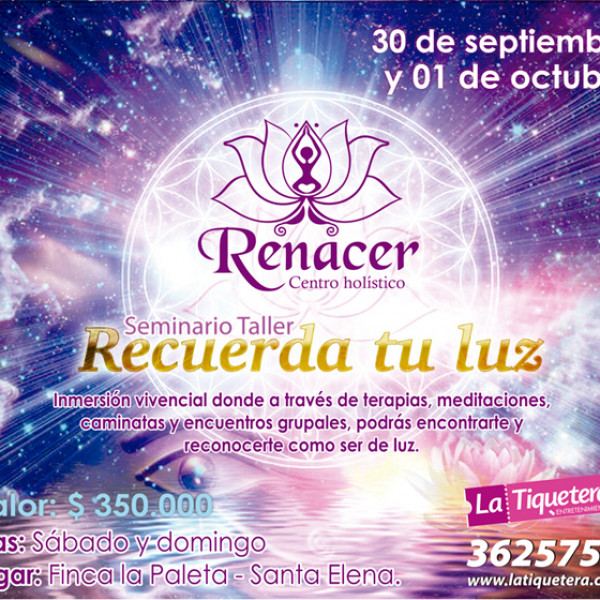 TALLER RECUERDA TU LUZ