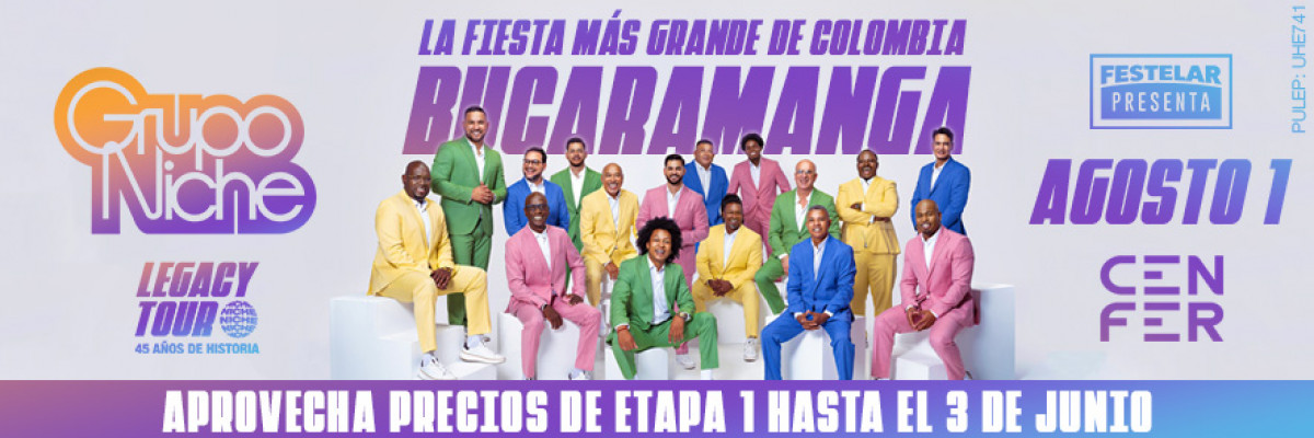 Grupo Niche Legacy Tour Girón - Bucaramanga