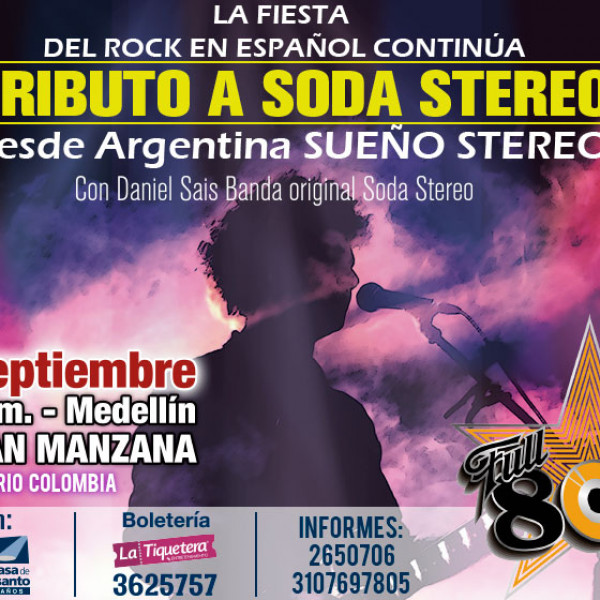 TRIBUTO A SODA STEREO DESDE ARGENTINA SUEÑO STEREO