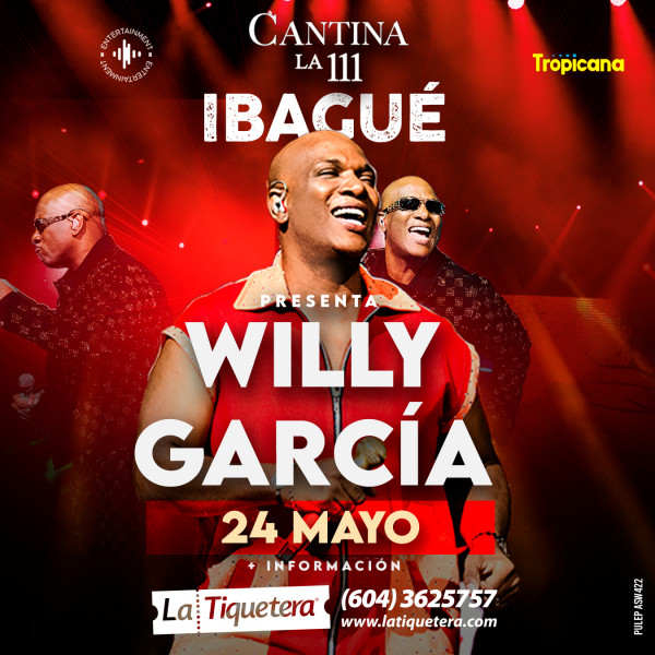 Willy García en Ibagué Willy García en Ibagué