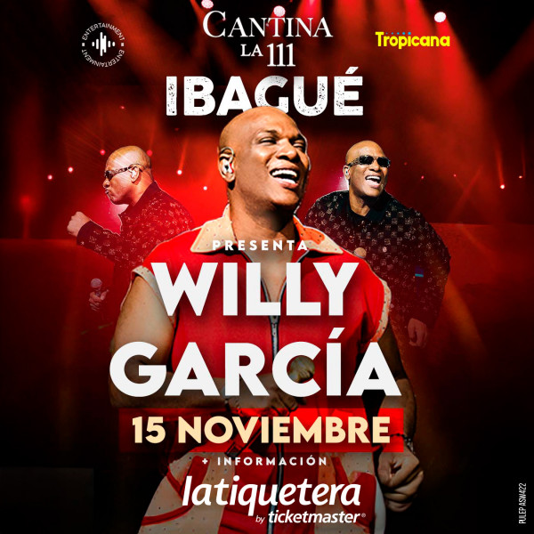 Willy García en Ibagué Willy García en Ibagué