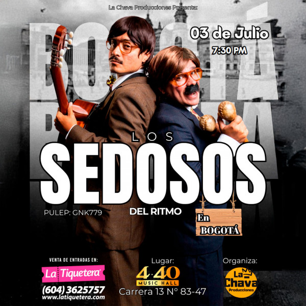 Los Sedosos del Ritmo en Bogotá