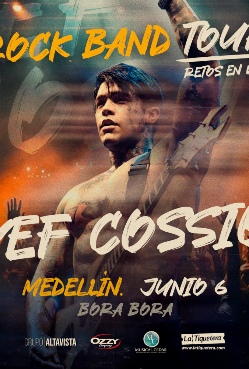 Rock Band Tour Yef Cossio en Medellín