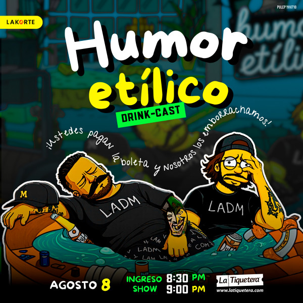 Humor Etílico, Drink-Cast en Medellín