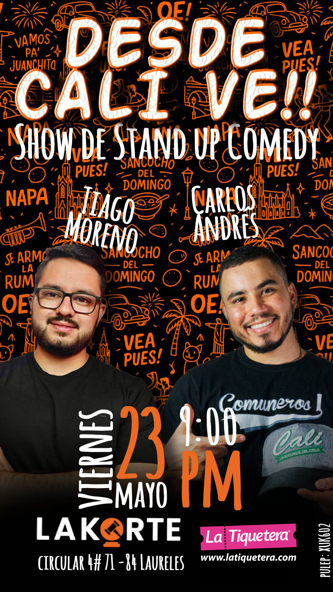 Flyer del evento
