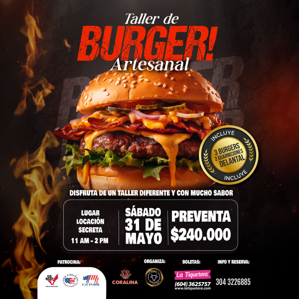 Taller de Burger Artesanal - Medellín