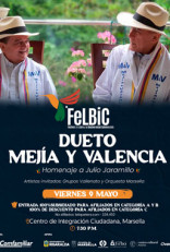 Dueto Mejia y Valencia - homenaje a Julio Jaramillo - Pereira