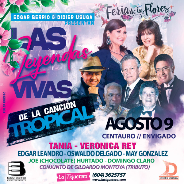 Las leyendas vivas de la canción tropical - Envigado