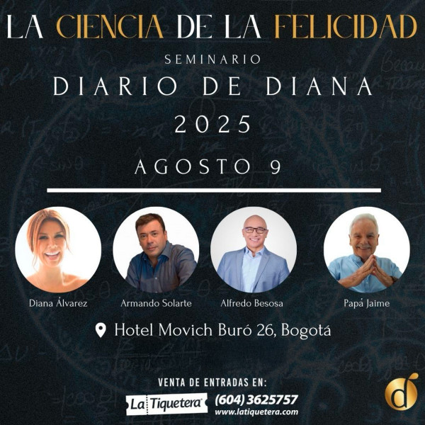 Seminario Diario de Diana 2025 La Ciencia de la Felicidad - Bogotá