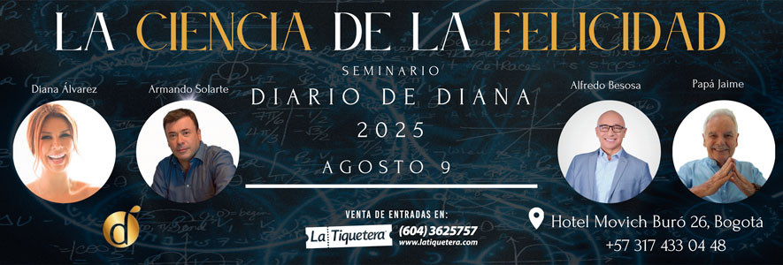 Seminario Diario de Diana 2025 La Ciencia de la Felicidad - Bogotá