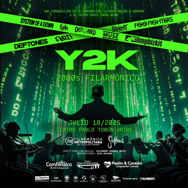 Y2K 2000s filarmónico - Medellín