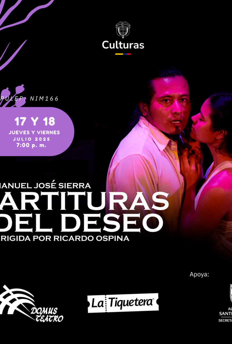 Partituras del deseo, de Domus Teatro - Cali