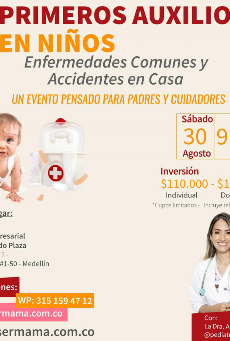 Primeros Auxilios en niños - Medellín