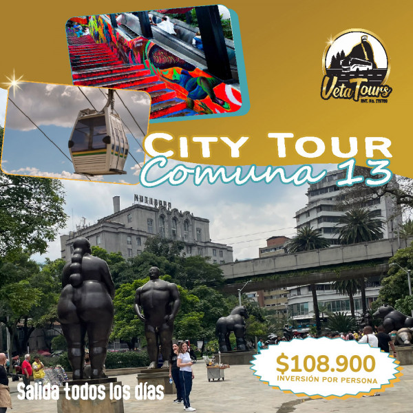 City tour Medellín + Comuna13