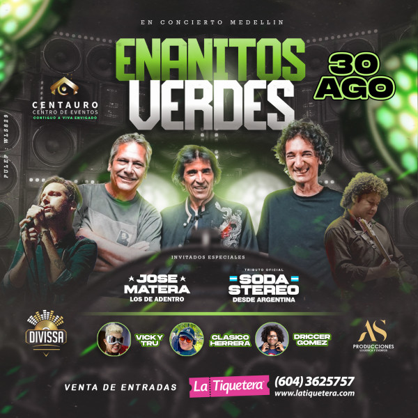 Concierto de los Enanitos Verdes - Envigado