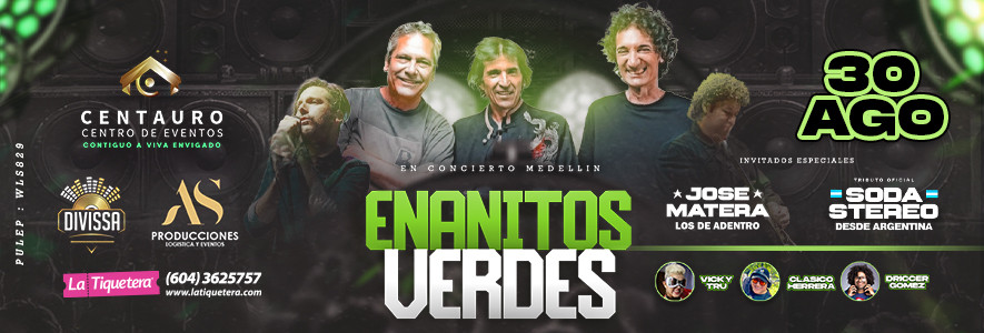 Concierto de los Enanitos Verdes - Envigado