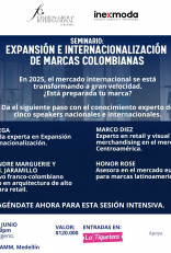 Expansión e internacionalización de marcas colombianas - Medellín