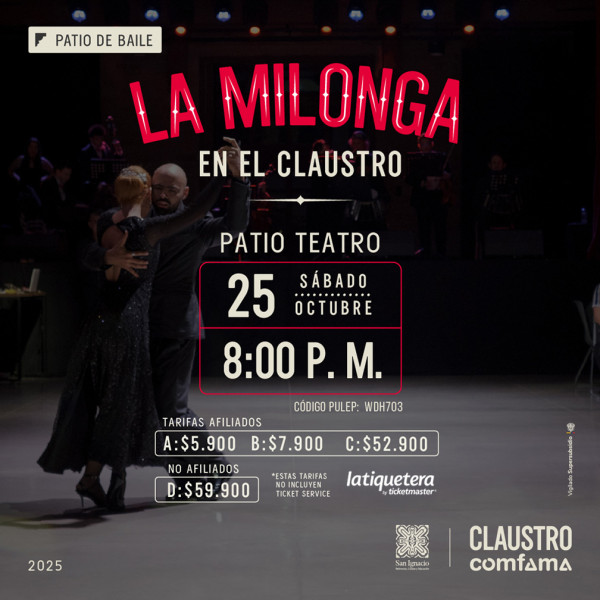 Patio de Baile: La Milonga octubre Patio de Baile: La Milonga octubre