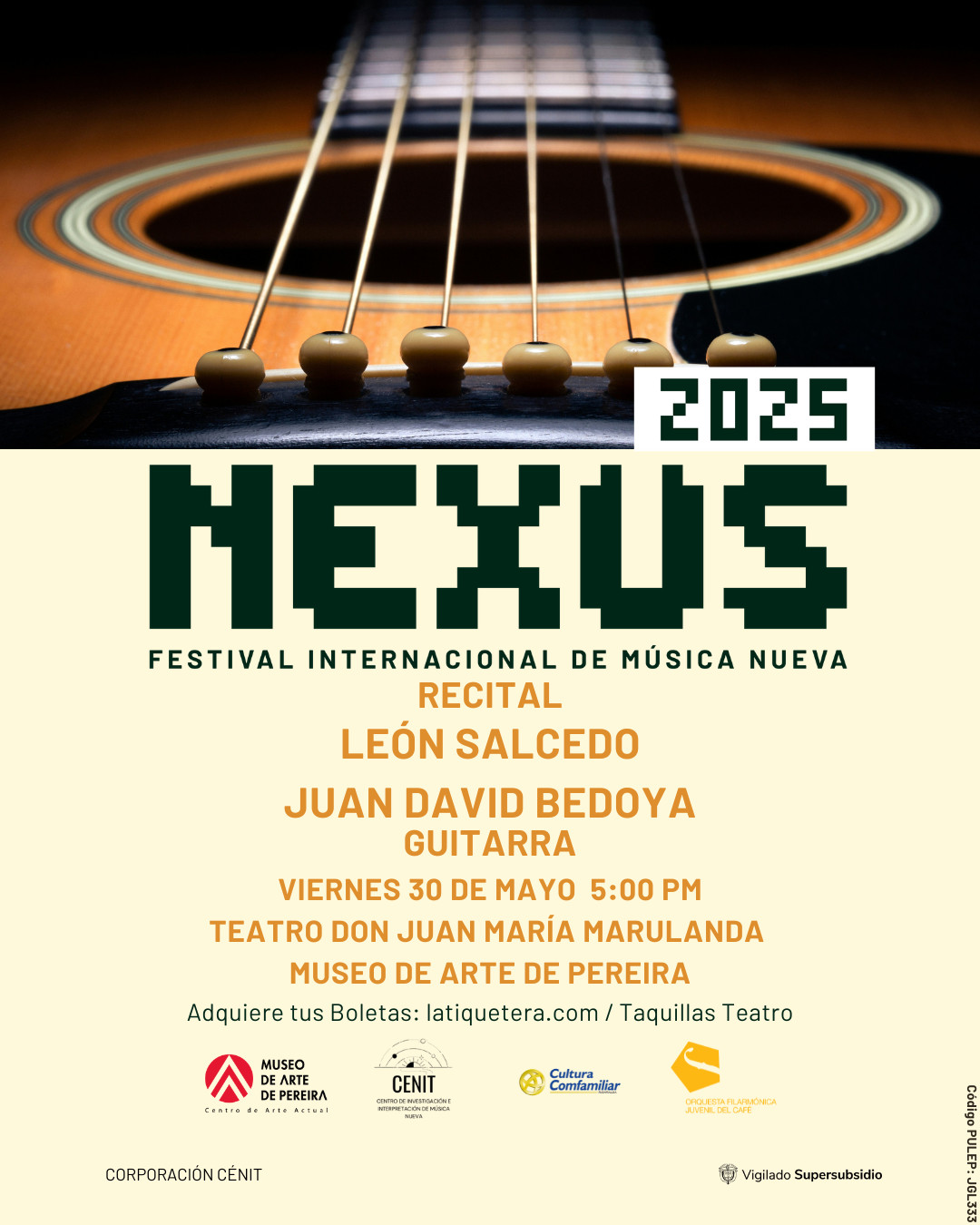 Flyer del evento