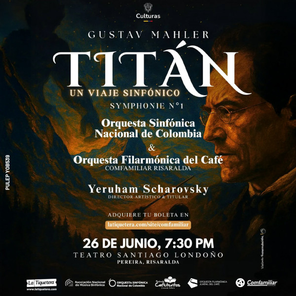 La "Titán" de Gustav Mahler sonará en Pereira: Un Concierto que une Juventud y Maestría en Pereira